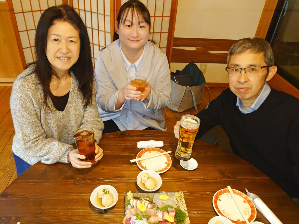 新年会居酒屋で